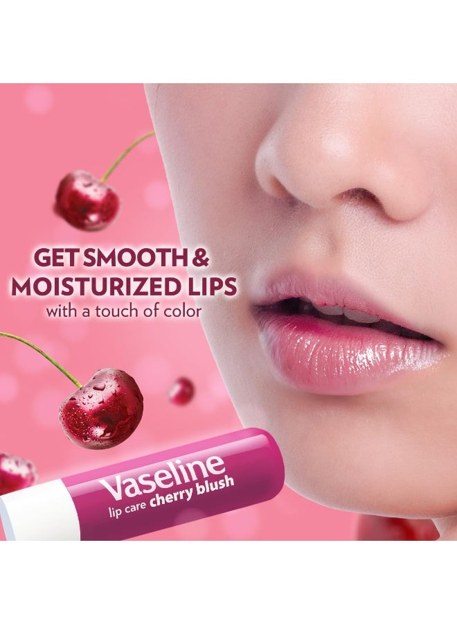 فازلين للعناية بالشفاه، مرطب شفاه ملون بنكهة الكرز، 4.8 غرام (عبوة من قطعتين) - Image 3